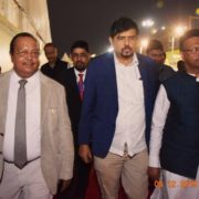 Pradip Kochar with Kolkata Mayor Firadh Hakim and Minister Sujit Bose